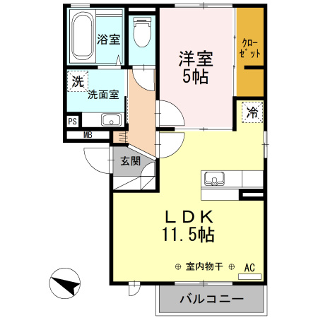 リディアの間取り