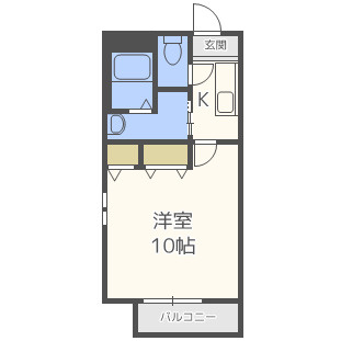 フジパレス吉田本町Ⅱ番館の間取り