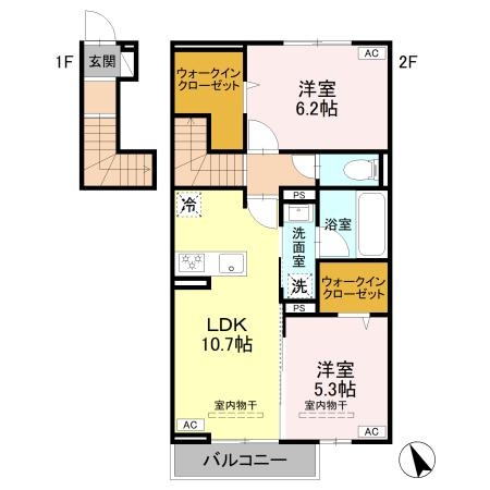 【間取り】 | ダイワTKフラット