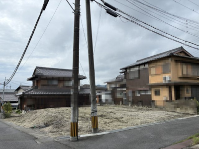 【前面道路含む現地写真】 | 大津市弥生町8-4　新築分譲