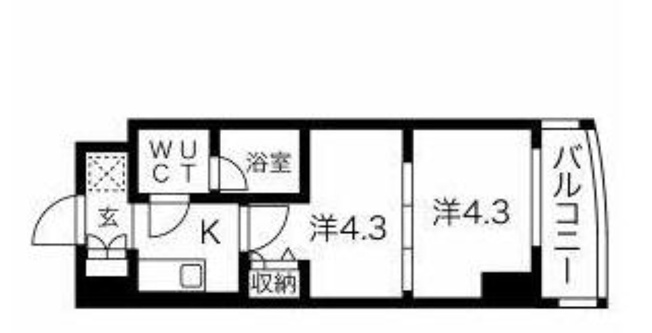 【間取り】 | スパシエ蒲田グランドタワー