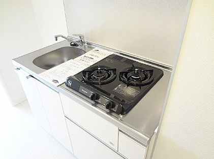 【キッチン】 | プレール・ドゥーク永福町 | ２口ガスのシステムキッチン。