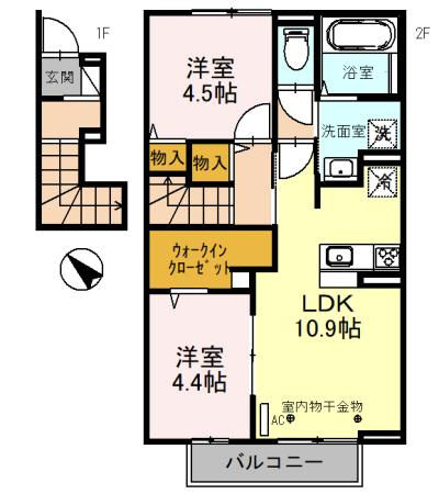 アヴニールの間取り