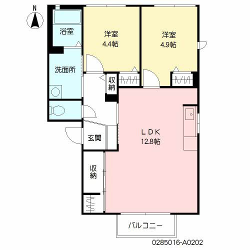 サンモール麦島の間取り