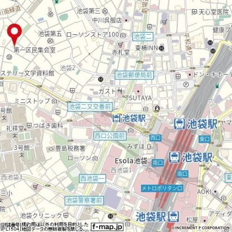 プリジェ池袋の洋室