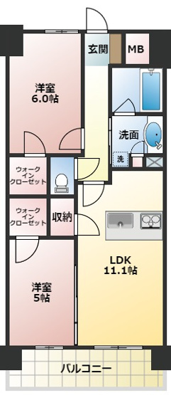 【間取り】 | サンパーク長嶺南グラッセ