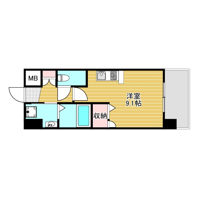 ONLYONE川西中央Ⅰの間取り