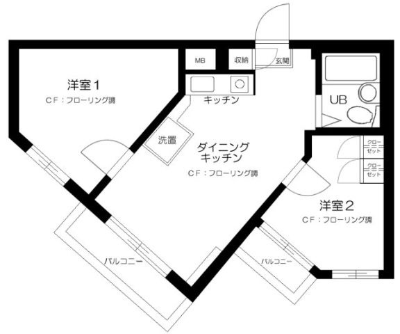 ＤＲホームズ大山の間取り