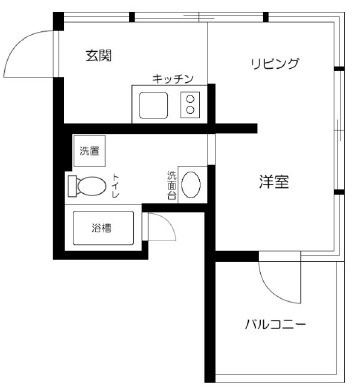 Mon-naka Apartment Terraceの間取り