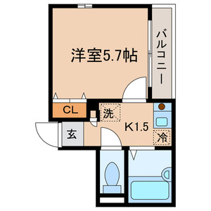 chateletの間取り|間取りです。