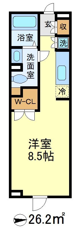 ラペルラ世田谷赤堤の間取り