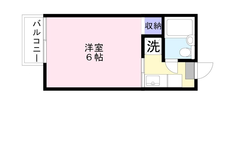 パナハイツ本城 の間取り|間取りです。