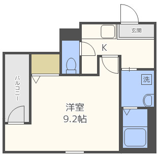 フジパレス河内花園Ⅴ番館の間取り