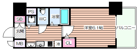 【間取り】 | プレサンス梅田北デイズ