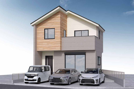戸建 川越市月吉町の外観パース