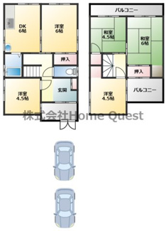 【間取り】 | 八尾木5丁目戸建