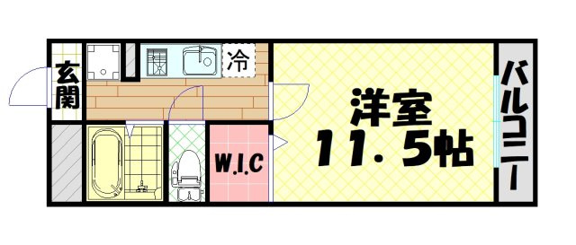 【間取り】 | ルーセントオーデン難波