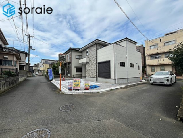 狭山市東三ツ木8期　新築戸建の前面道路含む現地写真|2026.10.2撮影