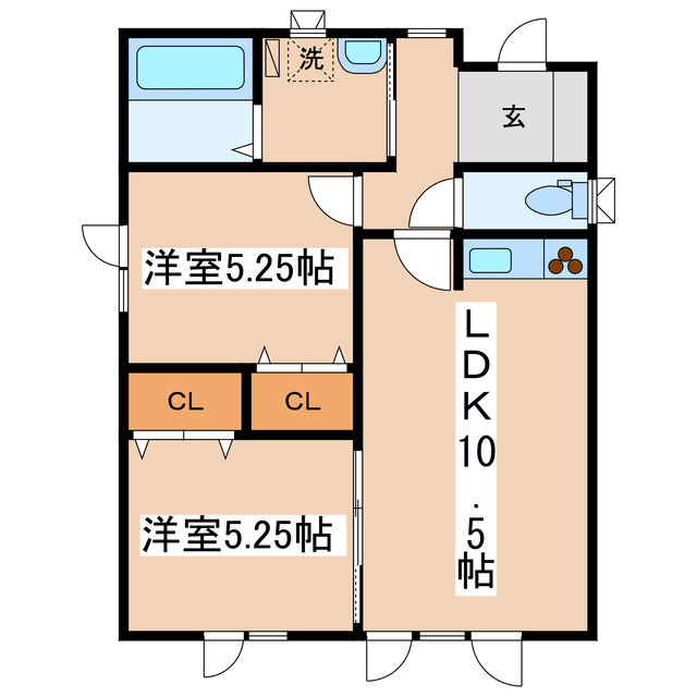 カサブランカの間取り