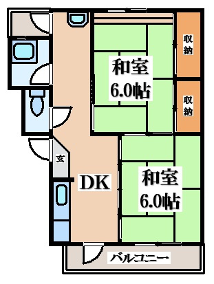 【間取り】 | 五月丘団地