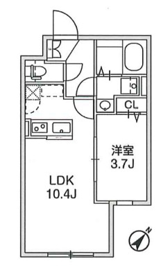 Aglaia千石Deuxの間取り