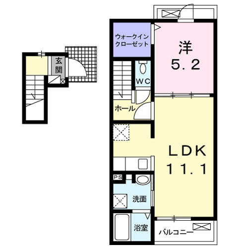 リッツ　アグリスの間取り