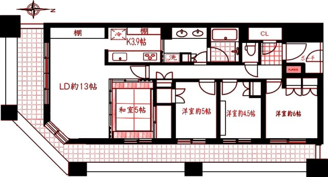 【間取り】 | ラゾーナ川崎レジデンス