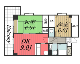 【間取り】 | フルール・コンセール万愛