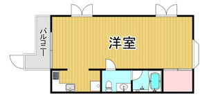パラドス甲東園の間取り