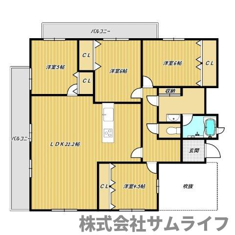 【間取り】 | グローバル飯塚