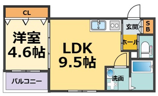 【間取り】 | イリスコート元浜町