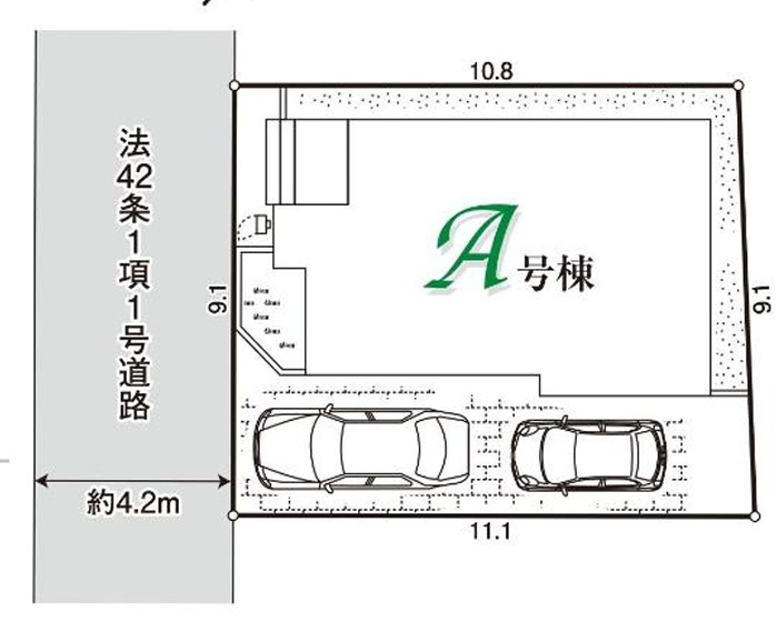 【仲介手数料無料】ハートフルタウン入間市高倉３期　全１棟　の区画図