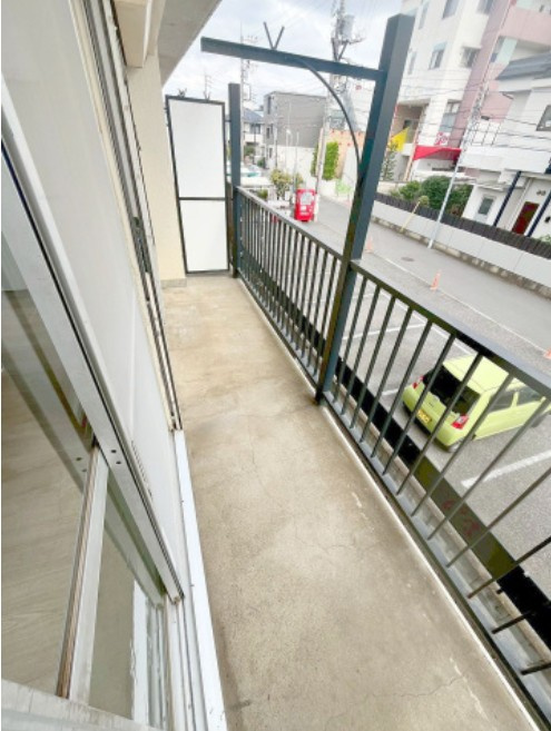 第二庚申コーポのバルコニー|※他号室写真です