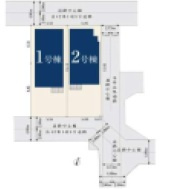 市川市菅野５丁目５１２②の区画図