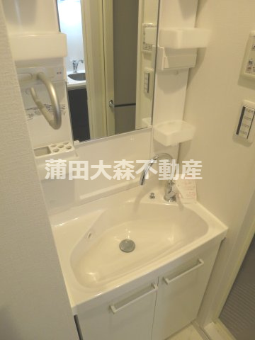 ルクシェール蒲田の洗面所