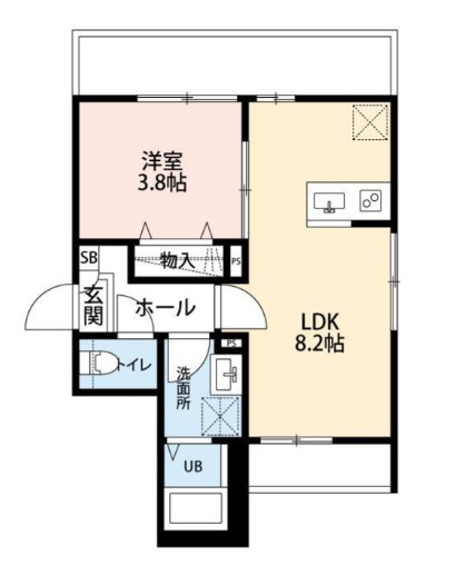 ソーレⅢの間取り