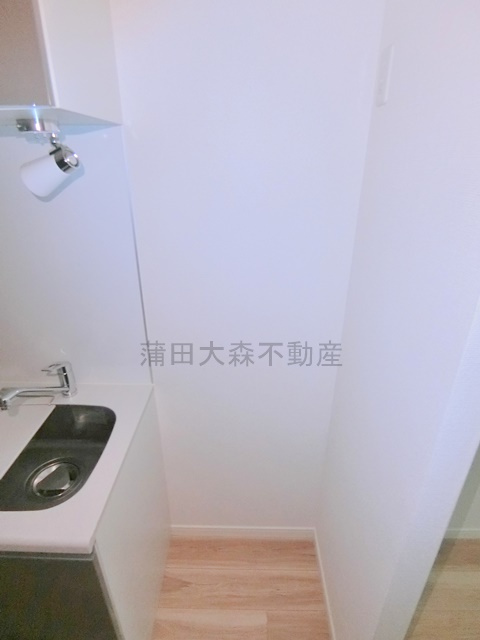 ラフィスタ羽田のキッチン|冷蔵庫置き場