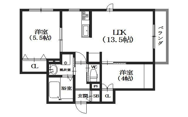 風来夢フォーシーズンズの間取り