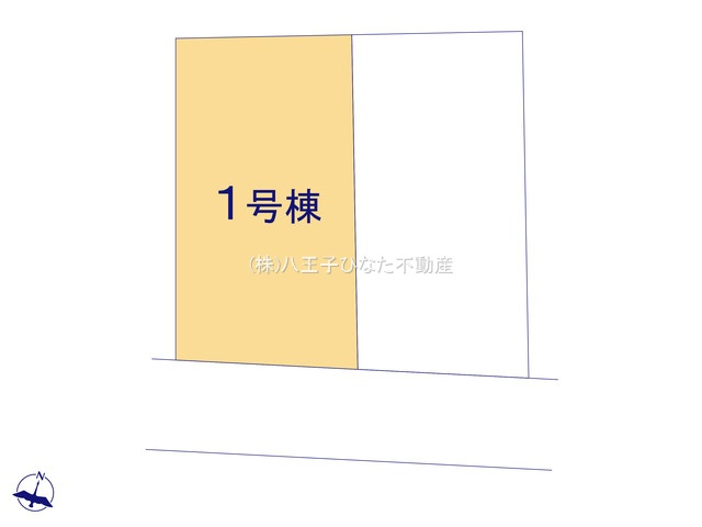 『八王子市新築戸建て』八王子市万町65-7【仲介手数料無料】　の区画図|～仲介手数料無料☆八王子ひなた不動産～八王子市万町　新築戸建て