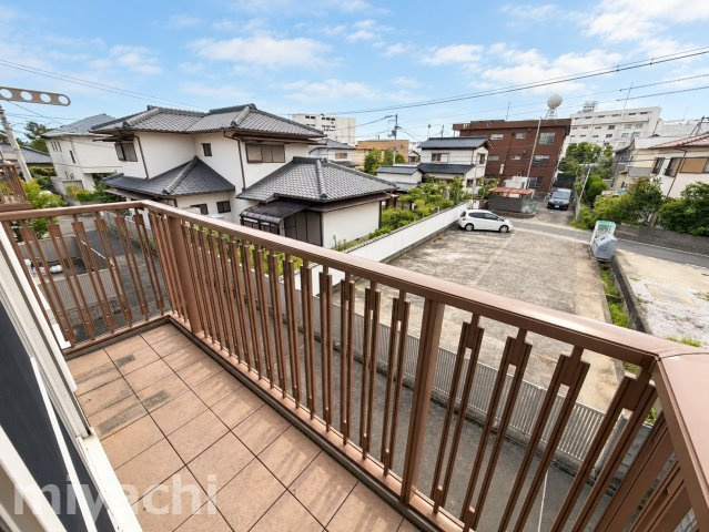 シャーメゾン川内のバルコニー