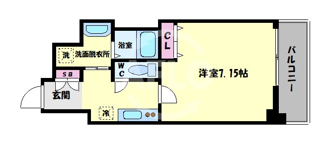 JPレジデンス大阪城東Ⅲの間取り|JPレジデンス大阪城東III　間取り