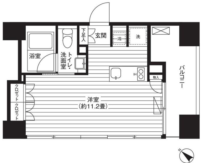 【間取り】 | Ｔｉ－ＨＩＧＡＳＨＩＡＺＡＢＵ