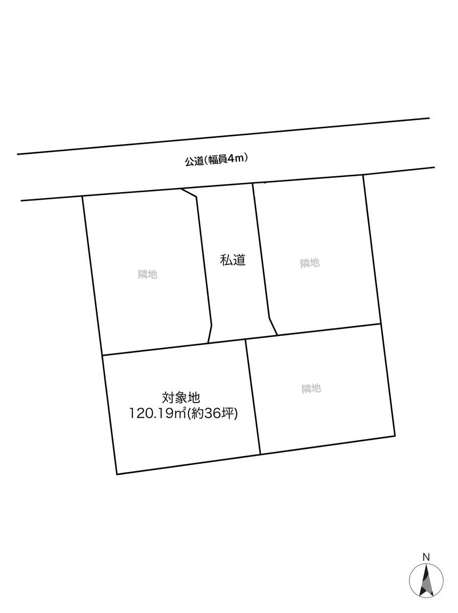 入間市野田　古家付　売地