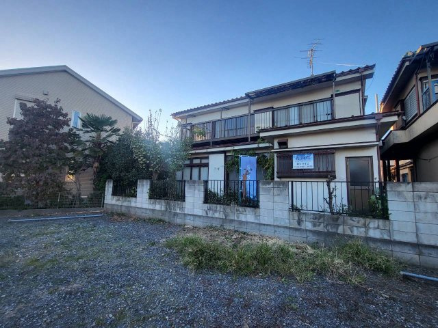 入間市野田　古家付　売地の外観