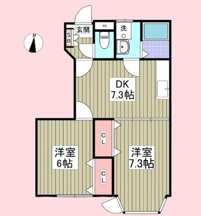 ビバリーヒルズAYAKAの間取り