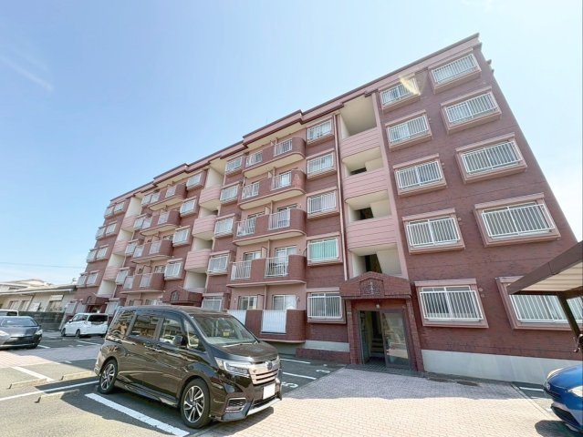 サンライフ朽網の外観|北九州市小倉南区朽網東のマンション「サンライフ朽網」です！