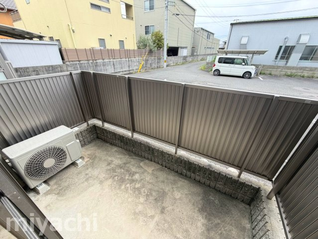 シャーメゾンディアス川内　Bのバルコニー