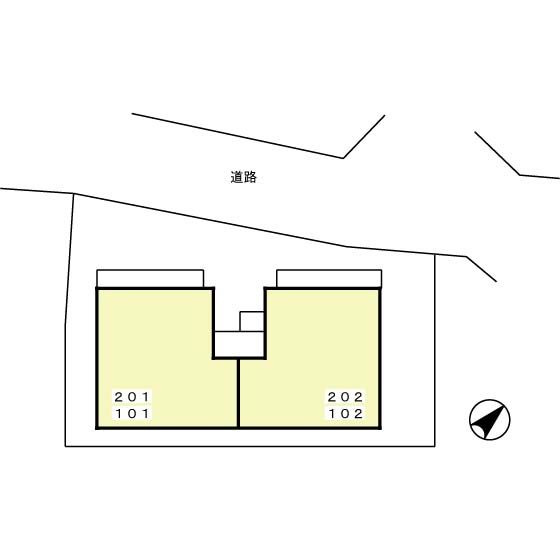 ピア シャトル　Ｂの区画図