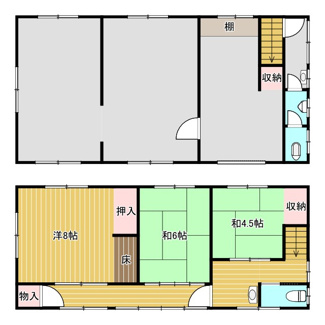 【間取り】 | 佐用町戸建