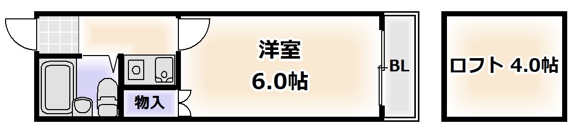 TMコーポ住吉の間取り